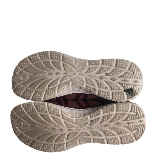 Skechers Shoes Womens Size 8.5 Burgundy Slip-ins Hands Free Air-Cooled 104448 - Picture 9 of 12